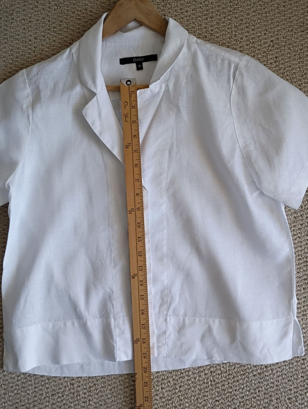 Quince 100% European Luxury Linen Shirt Beach Lagenlook Boho Oversized Yacht - Picture 6 of 9